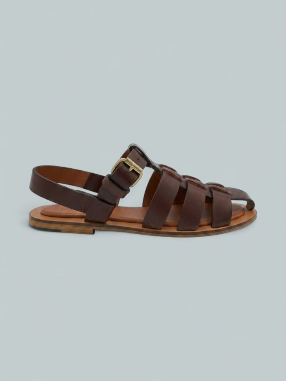 Women's Fisherman Sandals - Chocolate
